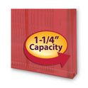 Smead Poly String and Button Interoffice Envelopes, Open-End (Vertical), 9.75 x 11.63, Transparent Red, 5/Pack (89547)