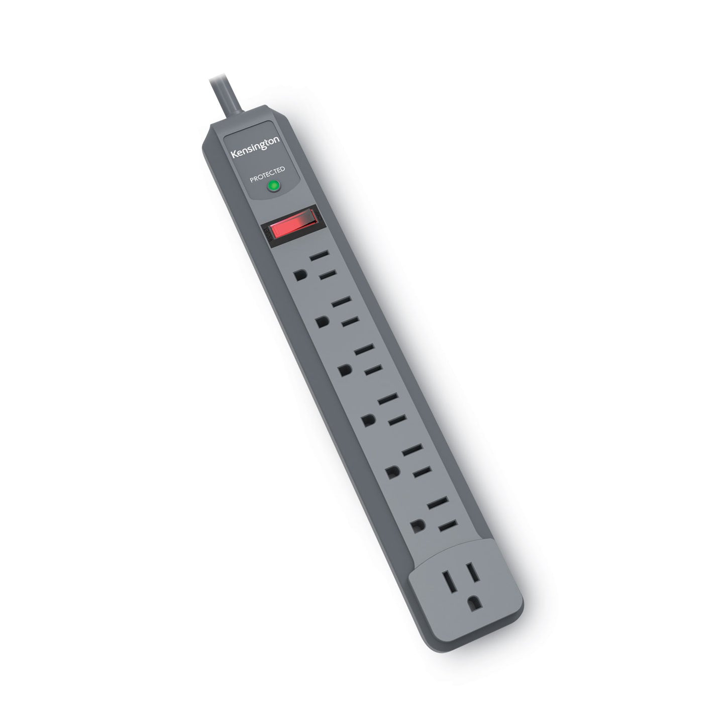 Kensington Guardian Premium Surge Protector, 7 AC Outlets, 6 ft Cord, 540 J, Gray (38217)