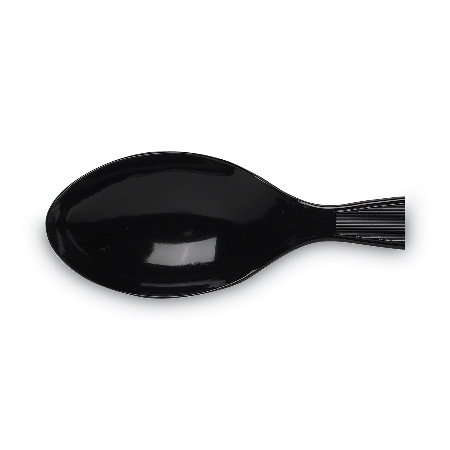 Dixie Plastic Cutlery, Heavy Mediumweight Teaspoons, Black, 1,000/Carton (TM507CT)