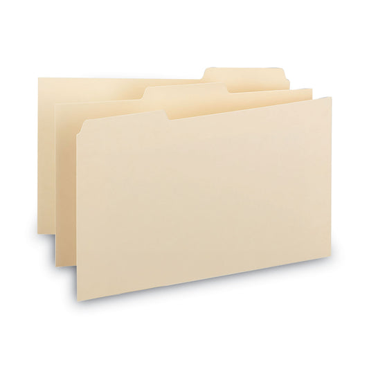 Smead Manila Card Guides, 1/3-Cut Top Tab, Blank, 3 x 5, Manila, 100/Box (55030)