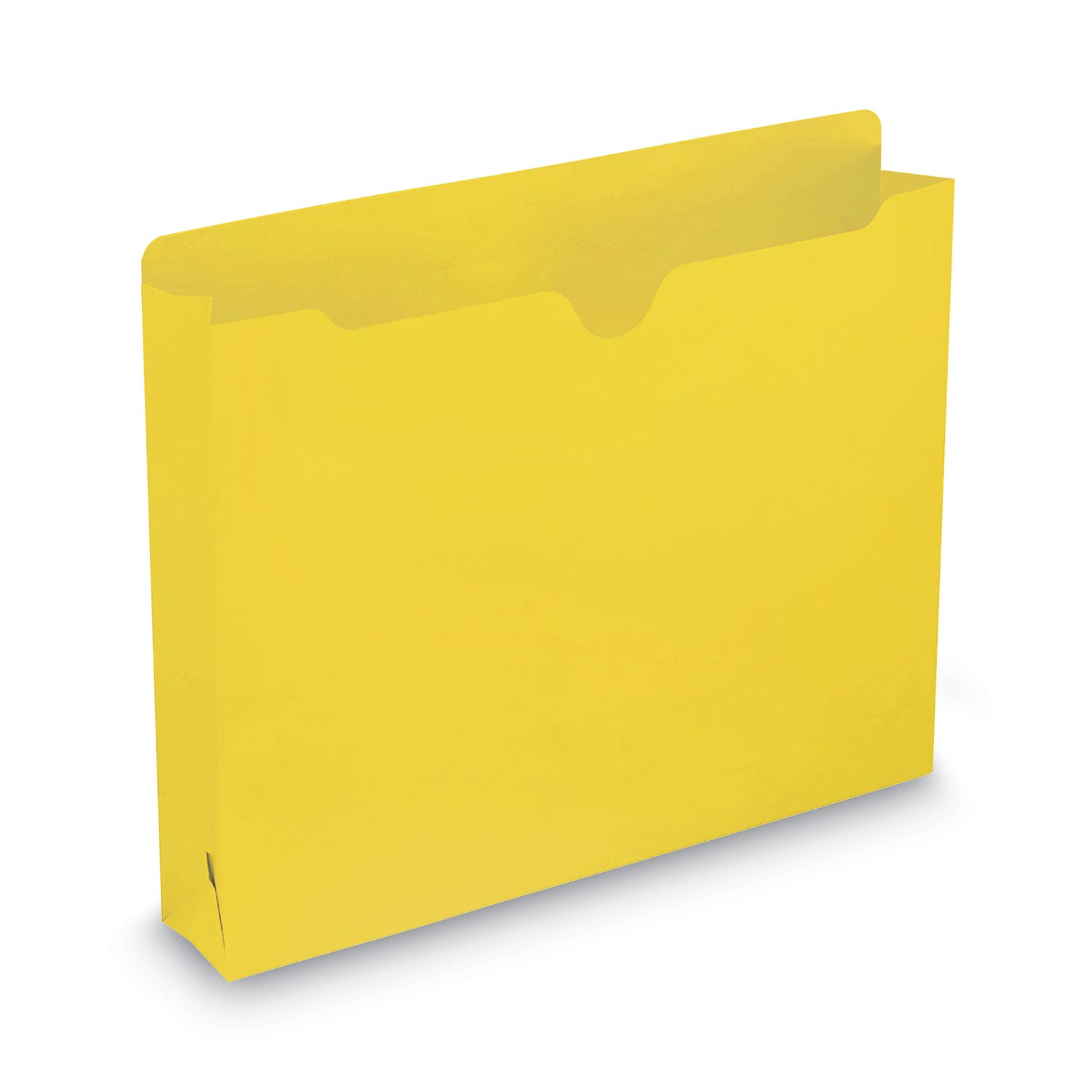 Smead Colored File Jackets with Reinforced Double-Ply Tab, Straight Tab, Letter Size, Yellow, 50/Box (75571)