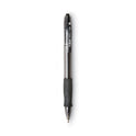 BIC GLIDE Bold Ballpoint Pen, Retractable, Bold 1.6 mm, Black Ink, Smoke Barrel, Dozen (VLGB11BK)