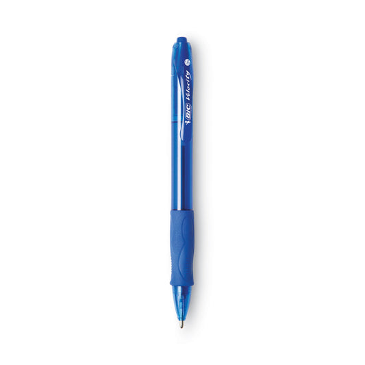 BIC GLIDE Bold Ballpoint Pen Value Pack, Retractable, Bold 1.6 mm, Blue Ink, Translucent Blue Barrel, 36/Pack (VLGB361BE)