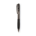 BIC BU3 Ballpoint Pen, Retractable, Medium 1 mm, Black Ink, Smoke/Black Barrel, 36/Pack (BU3361BK)