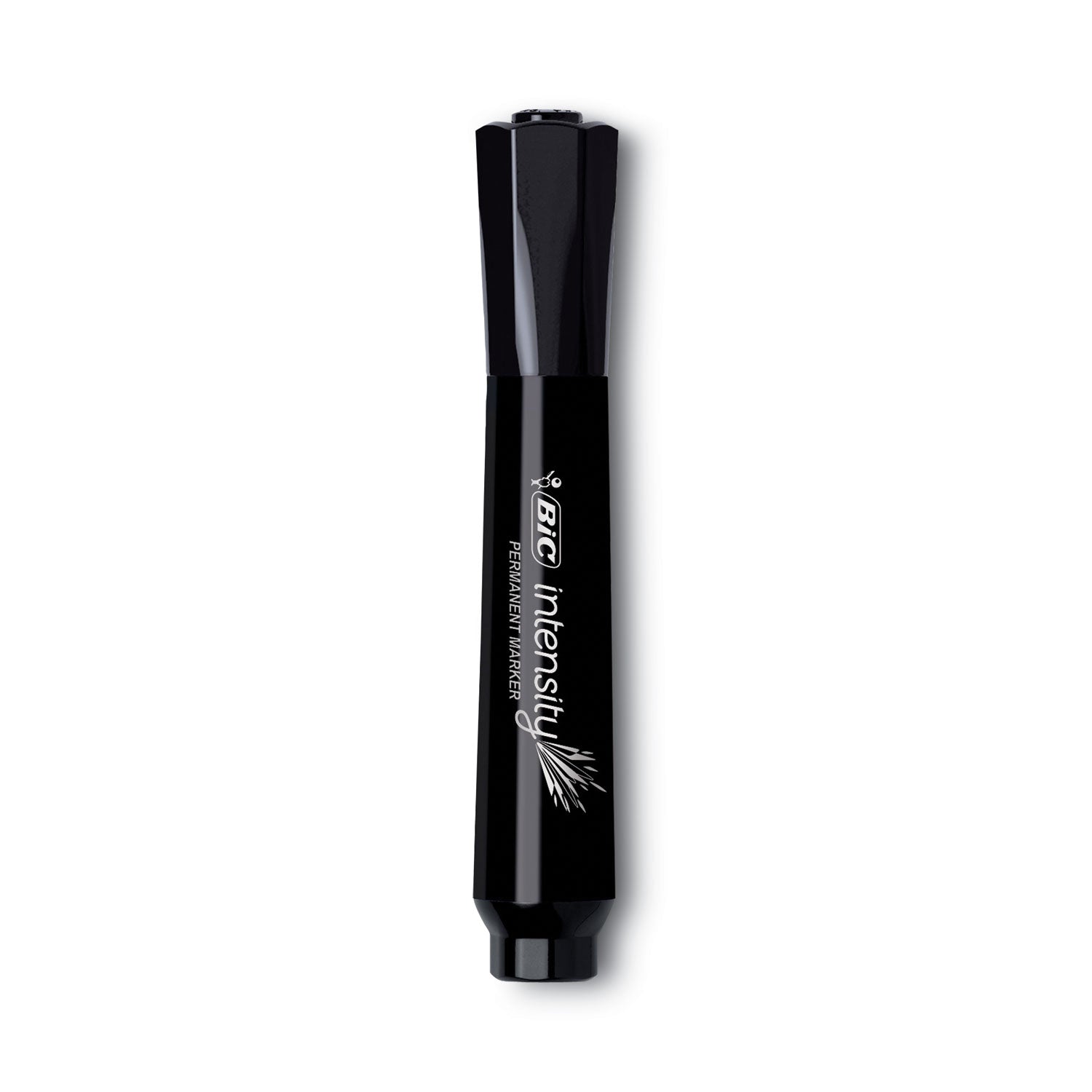 BIC Intensity Chisel Tip Permanent Marker Value Pack, Broad Chisel Tip, Black, 36/Pack (GPMM36BK)
