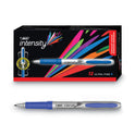BIC Intensity Ultra Fine Tip Permanent Marker, Extra-Fine Needle Tip, Deep Sea Blue, Dozen (GPMU11BE)