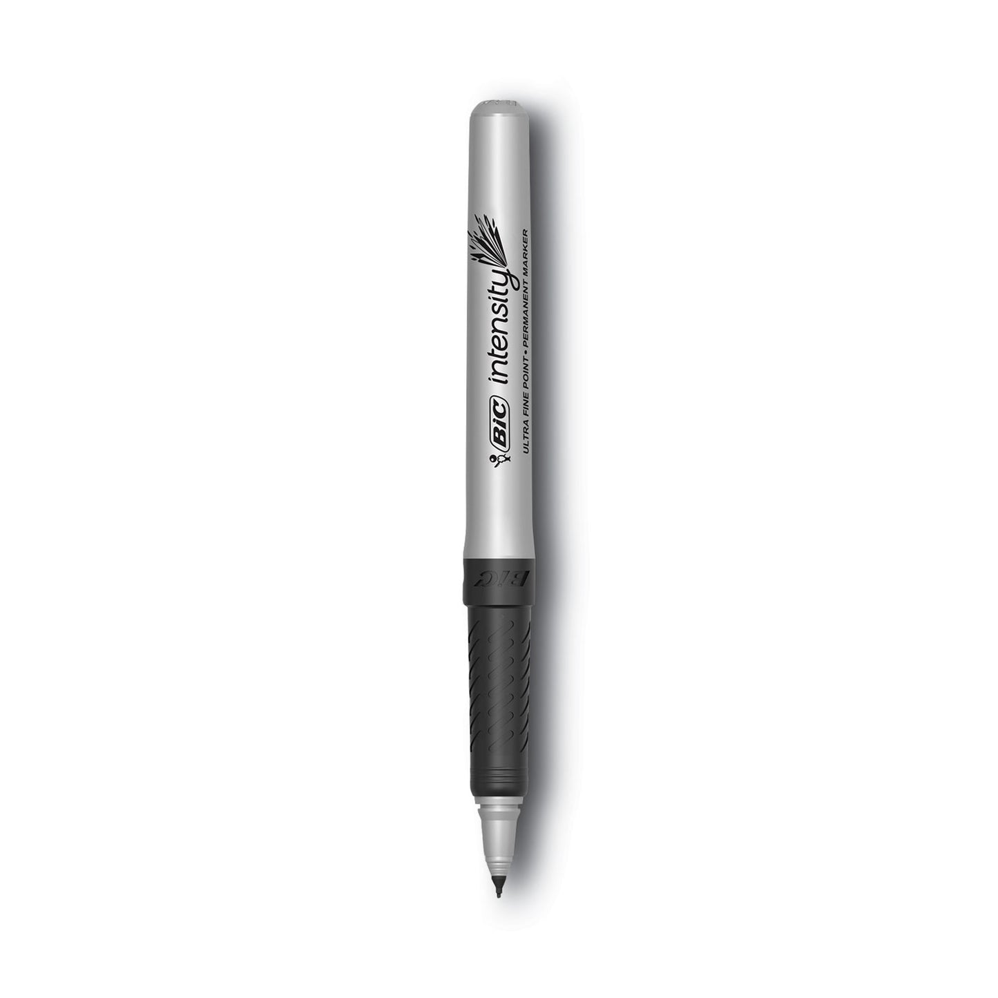 BIC Intensity Ultra Fine Tip Permanent Marker, Ultra-Fine Needle Tip, Tuxedo Black, Dozen (GPMU11BK)