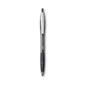 BIC GLIDE Ballpoint Pen, Retractable, Medium 1 mm, Black Ink, Smoke/Black Barrel, Dozen (VCG11BK)