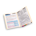 Smead End Tab Fastener Folders with Reinforced Straight Tabs, 14-pt Manila, 2 Fasteners, Letter Size, Manila Exterior, 50/Box (34215)