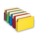 Smead Colored File Pockets, 3.5" Expansion, Legal Size, Assorted Colors, 5/Pack (74892)