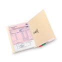Smead Heavyweight Manila End Tab Folders, 9.5" High Front, Straight 1-Ply Tabs, Letter Size, 0.75" Expansion, Manila, 100/Box (24100)
