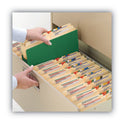 Smead Colored File Pockets, 1.75" Expansion, Letter Size, Green (73216)