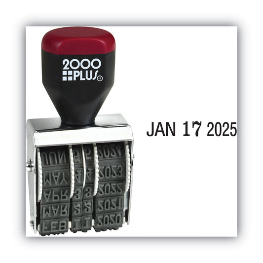 2000 PLUS Traditional Date Stamp, Six Years, 1.38" x 0.19" (012731)