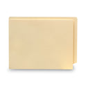 Smead Heavyweight Manila End Tab Pocket Folders, Interior Front Panel Pocket, Straight Tabs, Letter Size, 11-pt Manila, 50/Box (24115)