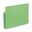 Smead Colored File Pockets, 1.75" Expansion, Letter Size, Green (73216)