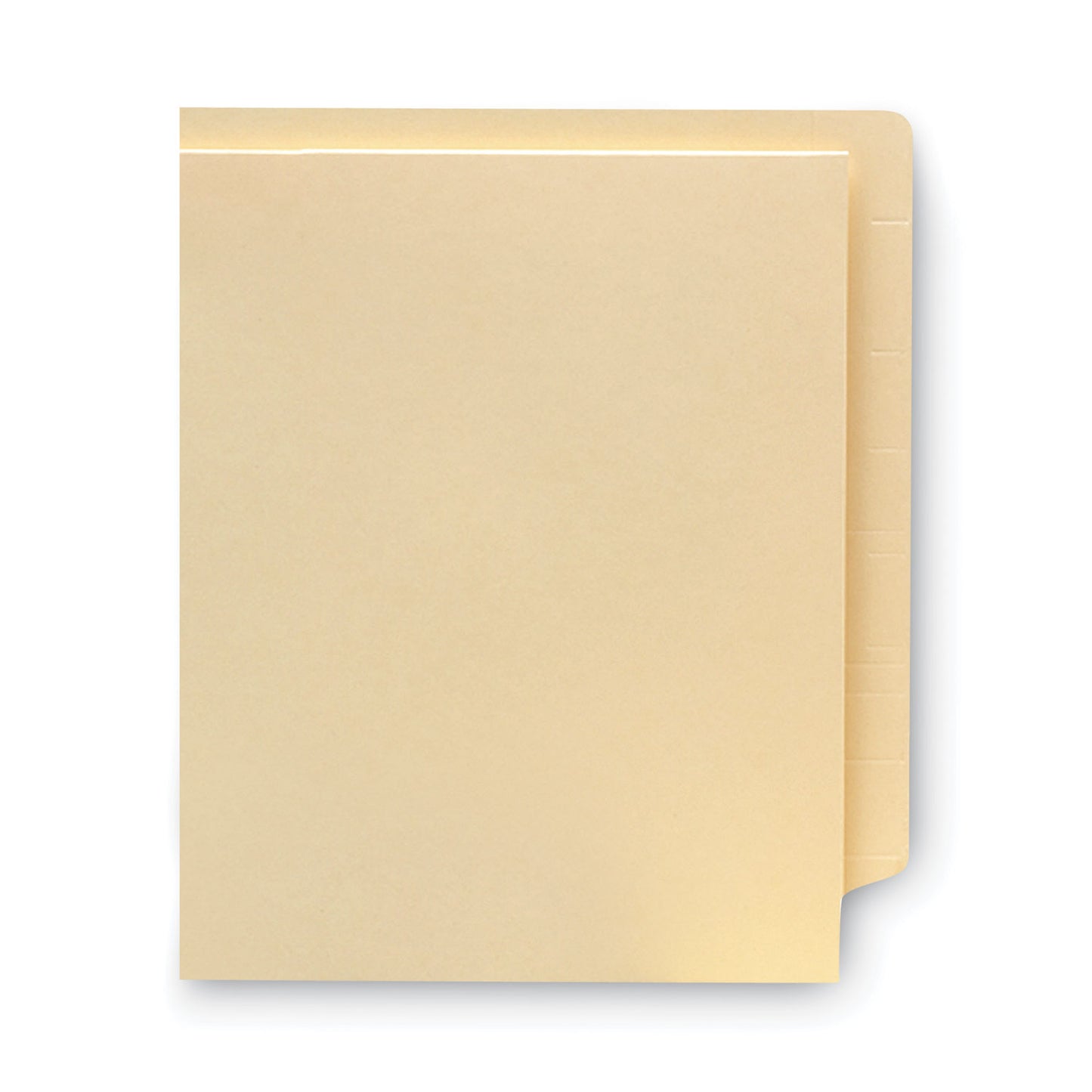 Smead Heavyweight Manila End Tab Pocket Folders, Interior Front Panel Pocket, Straight Tabs, Letter Size, 11-pt Manila, 50/Box (24115)