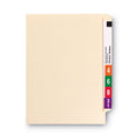 Smead 100% Recycled Manila End Tab Folders, Straight Tabs, Letter Size, 0.75" Expansion, Manila, 100/Box (24160)