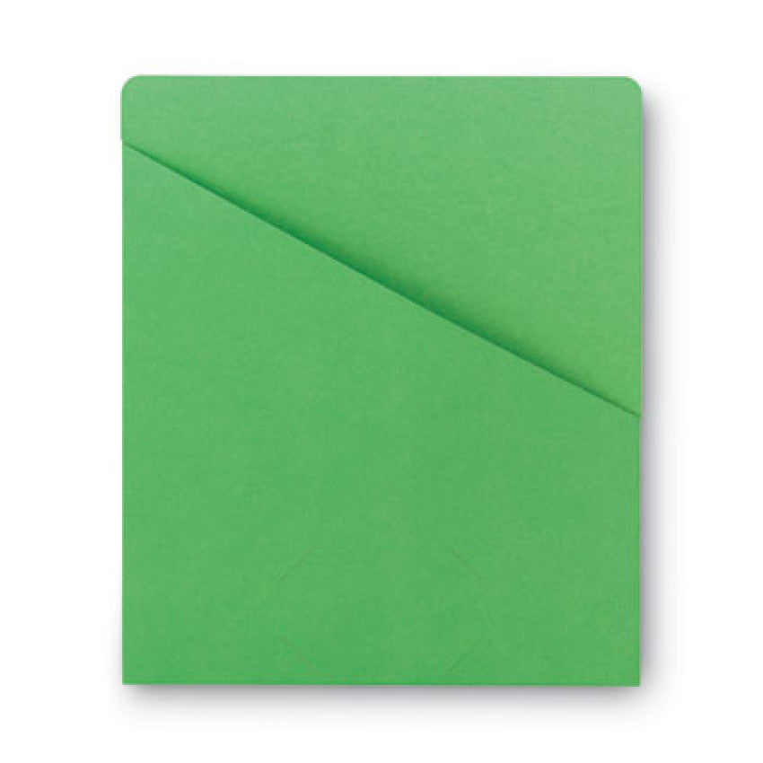 Smead File Jackets, Letter Size, Green, 25/Pack (75432)