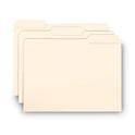Smead Interior File Folders, 1/3-Cut Tabs: Assorted, Letter Size, 0.75" Expansion, Manila, 100/Box (10230)