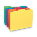Smead Interior File Folders, 1/3-Cut Tabs: Assorted, Letter Size, 0.75" Expansion, Assorted Colors, 100/Box (10229)