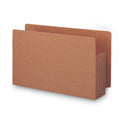 Smead Heavy-Duty Redrope End Tab TUFF Pockets, 3.5" Expansion, Legal Size, Redrope, 10/Box (74780)