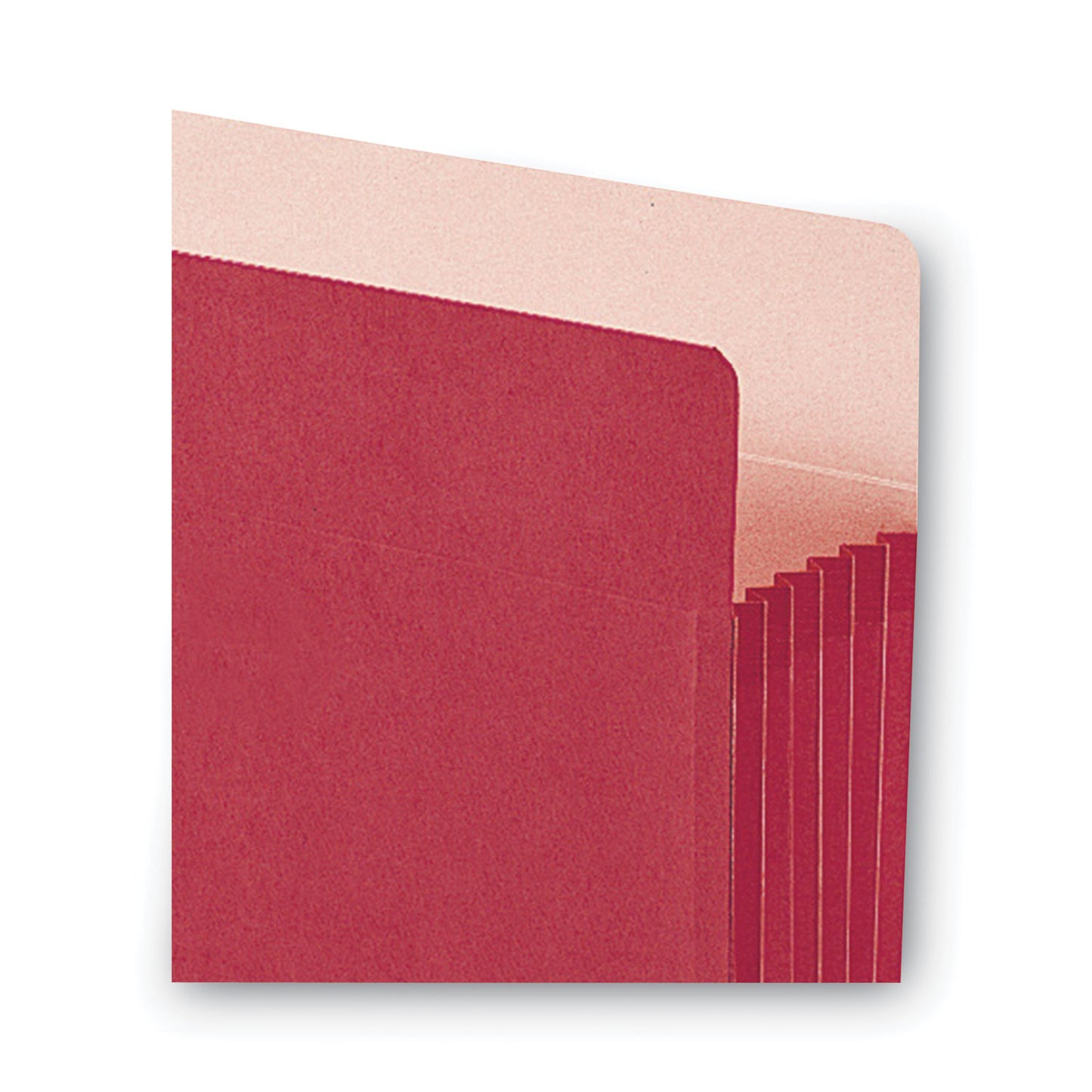 Smead Colored File Pockets, 5.25" Expansion, Letter Size, Red (73241)