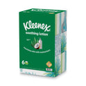 Kleenex Lotion Facial Tissue, 3-Ply, White, 110 Sheets/Box, 6 Boxes/Pack (51758)