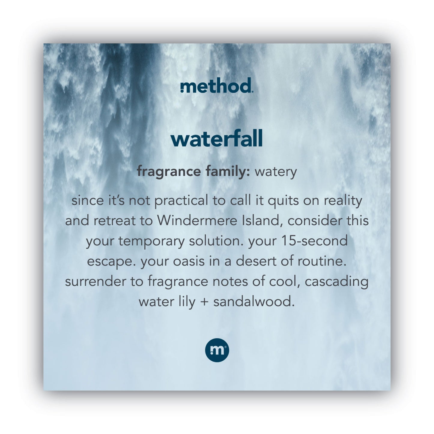 Method Gel Hand Wash, Waterfall Scent, 12 oz (00379)