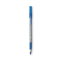 BIC Round Stic Grip Xtra Comfort Ballpoint Pen Value Pack, Easy-Glide, Stick, Medium 1.2 mm, Blue Ink, Gray/Blue Barrel, 36/Pack (GSMG361BE)