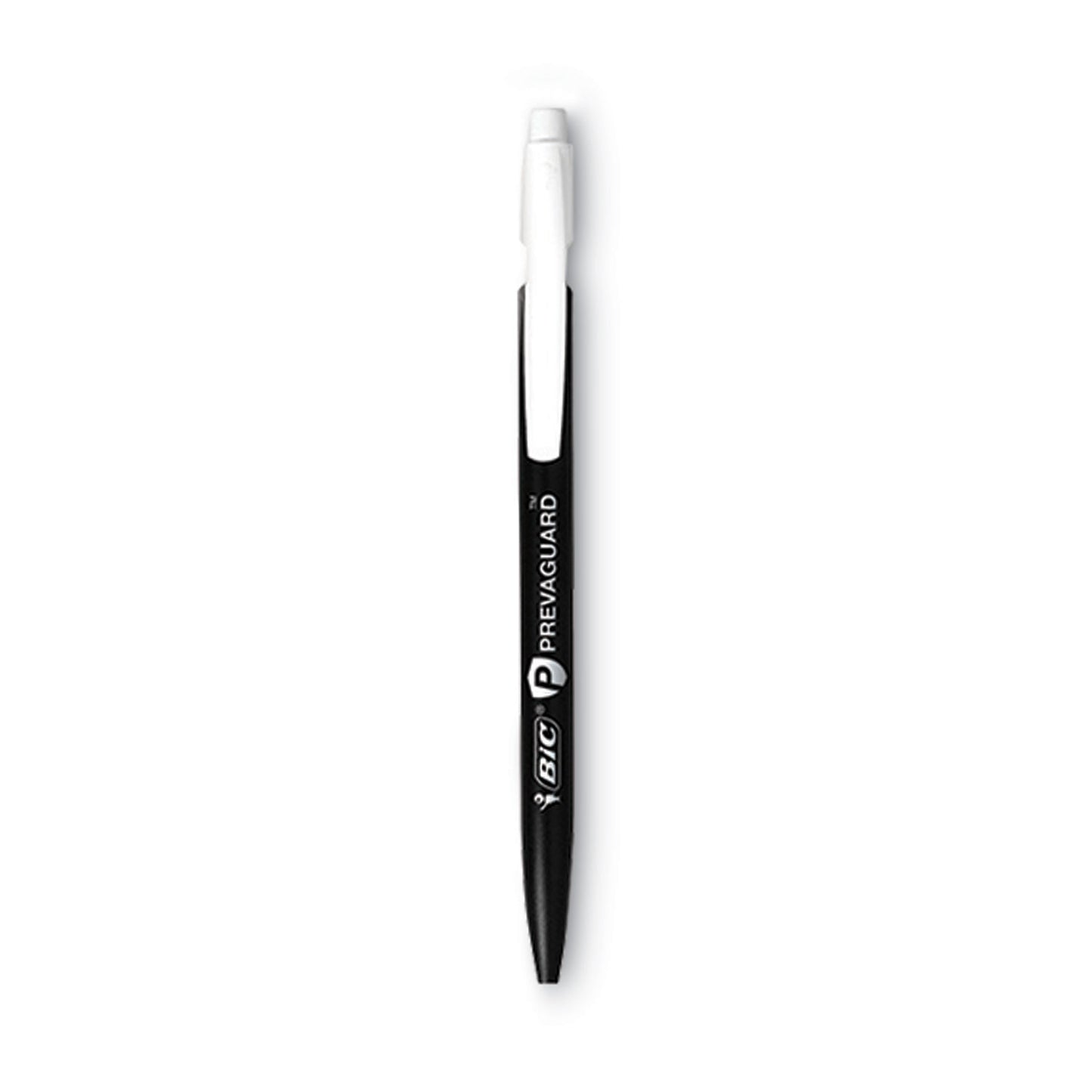 BIC PrevaGuard Media Clic Mechanical Pencils, 0.7 mm, HB (#2), Black Lead, 6 Black Barrel/6 Blue Barrel, Dozen (MPCMA11)