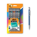 BIC Xtra-Precision Mechanical Pencil Value Pack, 0.5 mm, HB (#2), Black Lead, Assorted Barrel Colors, 24/Pack (MPLMFP241)