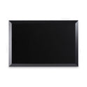 MasterVision Kamashi Wet-Erase Board, 36 x 24, Black Surface, Black Wood Frame (MM07151620)