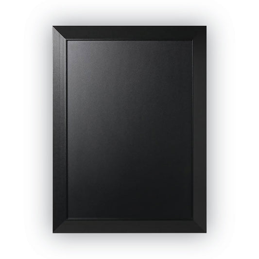 MasterVision Kamashi Chalk Board, 36 x 24, Black Surface, Black Wood Frame (PM07151620)