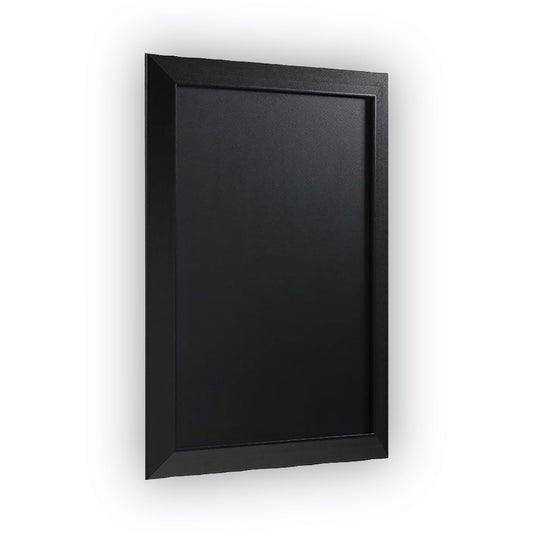 MasterVision Kamashi Chalk Board, 36 x 24, Black Surface, Black Wood Frame (PM07151620)