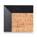 MasterVision Natural Cork Bulletin Board, 24 x 18, Tan Surface, Black Wood Frame (SF0422581012)