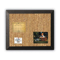 MasterVision Natural Cork Bulletin Board, 36 x 24, Tan Surface, Black Wood Frame (SF0722581012)