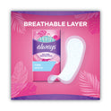 Always Thin Daily Panty Liners, Regular, 120/Pack, 6 Packs/Carton (10796)