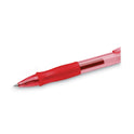 BIC Gel-ocity Gel Pen, Retractable, Medium 0.7 mm, Red Ink, Translucent Red Barrel, Dozen (RLC11RD)