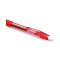 BIC Gel-ocity Gel Pen, Retractable, Medium 0.7 mm, Red Ink, Translucent Red Barrel, Dozen (RLC11RD)