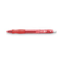 BIC Gel-ocity Gel Pen, Retractable, Medium 0.7 mm, Red Ink, Translucent Red Barrel, Dozen (RLC11RD)