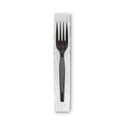 Dixie GrabN Go Wrapped Cutlery, Forks, Black, 90/Box (FM5W540PK)