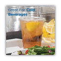 Dixie Cold Drink Cup Lids, Fits 9 oz to 12 oz Plastic Cold Cups, Clear, 100/Sleeve, 10 Sleeves/Carton (CL912PET)