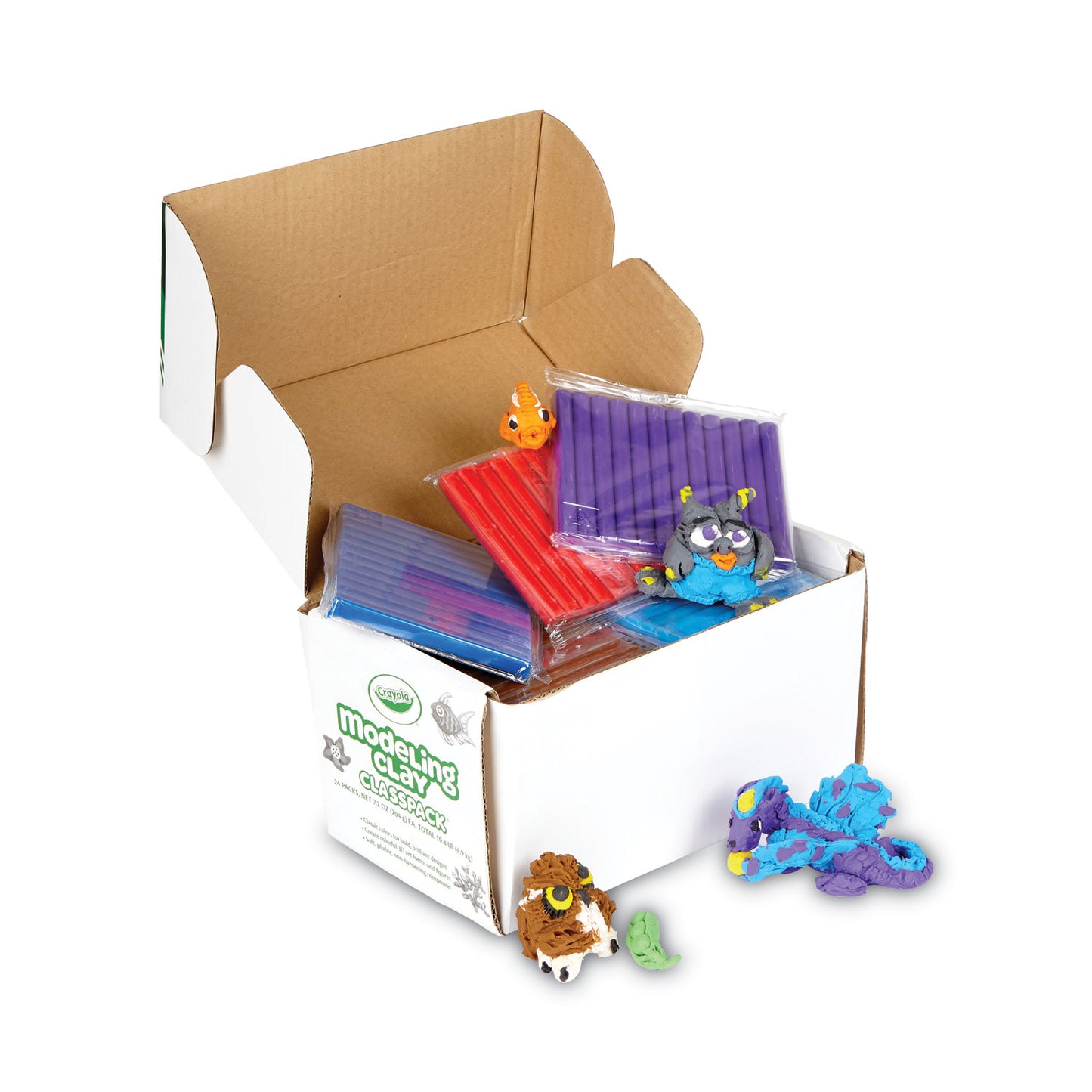 Crayola Modeling Clay Classpack, Assorted Colors, 24 lbs (230288)