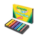 Crayola Colored Drawing Chalk, 3.19" x 0.38" Diameter, 12 Assorted Colors 12 Sticks/Set (510403)