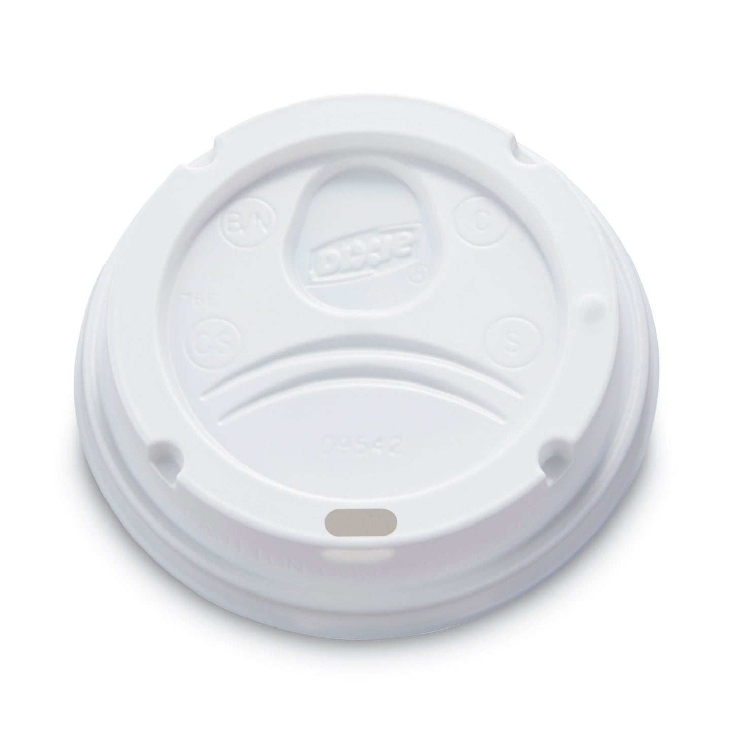 Dixie Dome Drink-Thru Lids, Fits 10 oz to 16 oz PerfecTouch