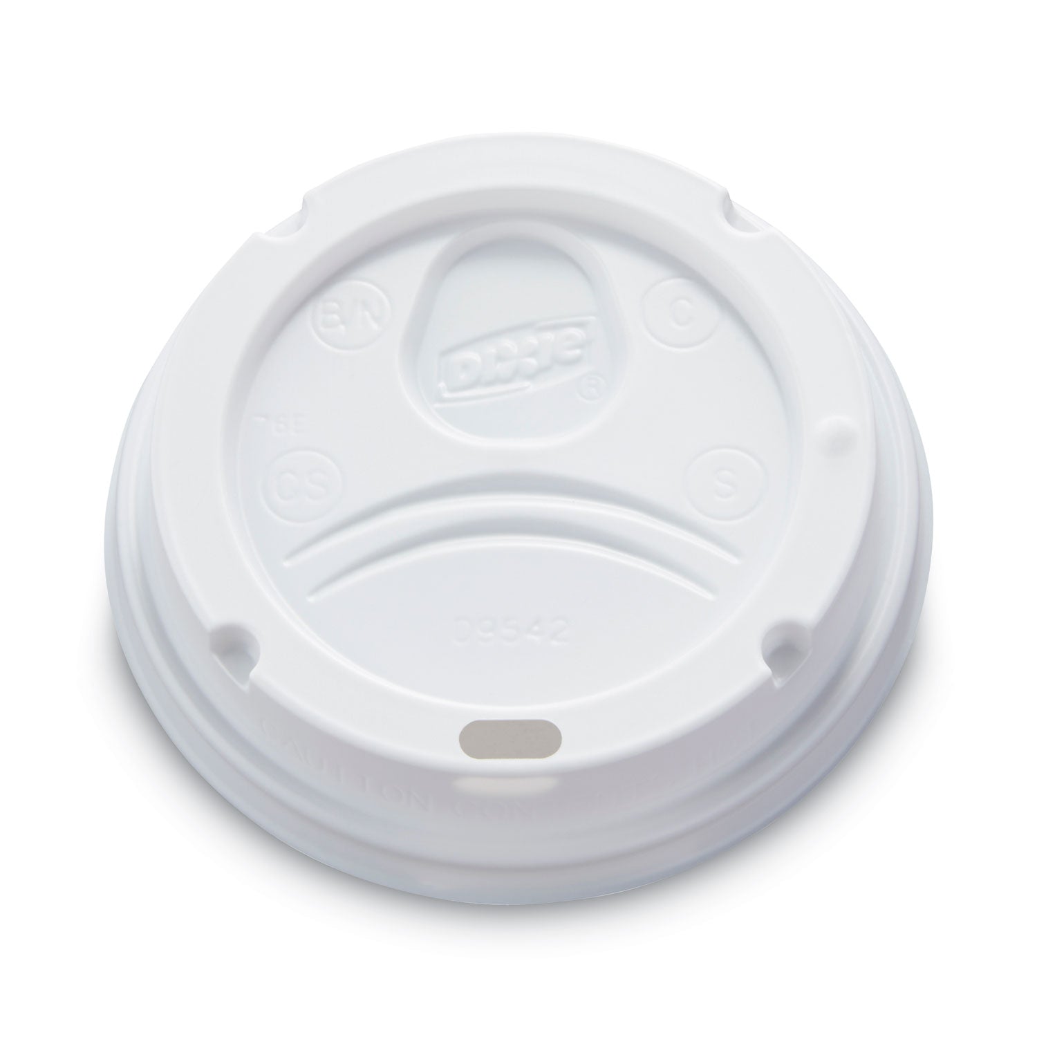 Dixie Dome Drink-Thru Lids, Fits 10 oz to 16 oz PerfecTouch