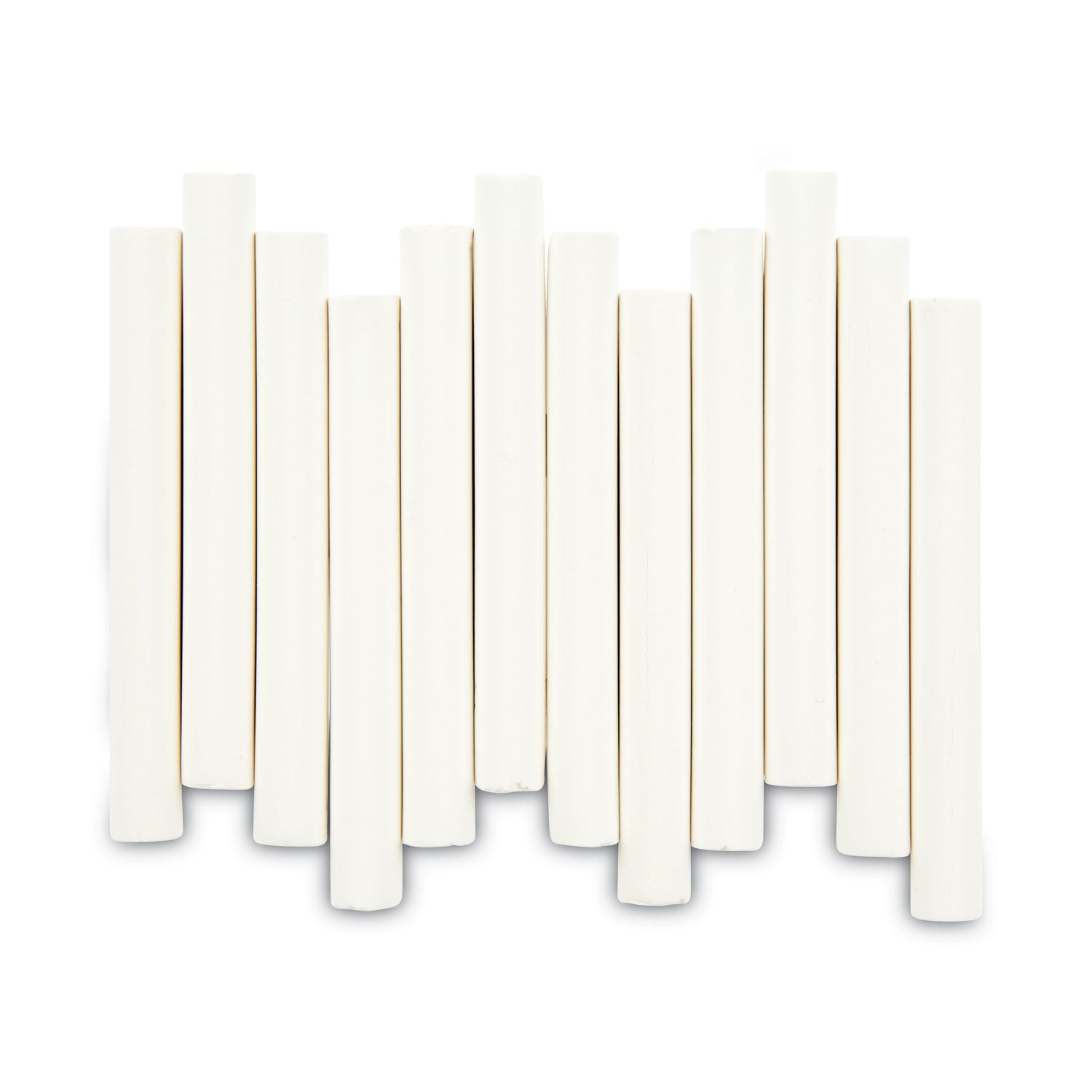 Crayola Nontoxic Anti-Dust Chalk, 3" x 0.31" Diameter, White, 12 Sticks/Box (501402)