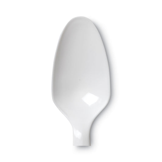 Dixie Plastic Cutlery, Mediumweight Teaspoons, White, 1,000/Carton (PTM21)