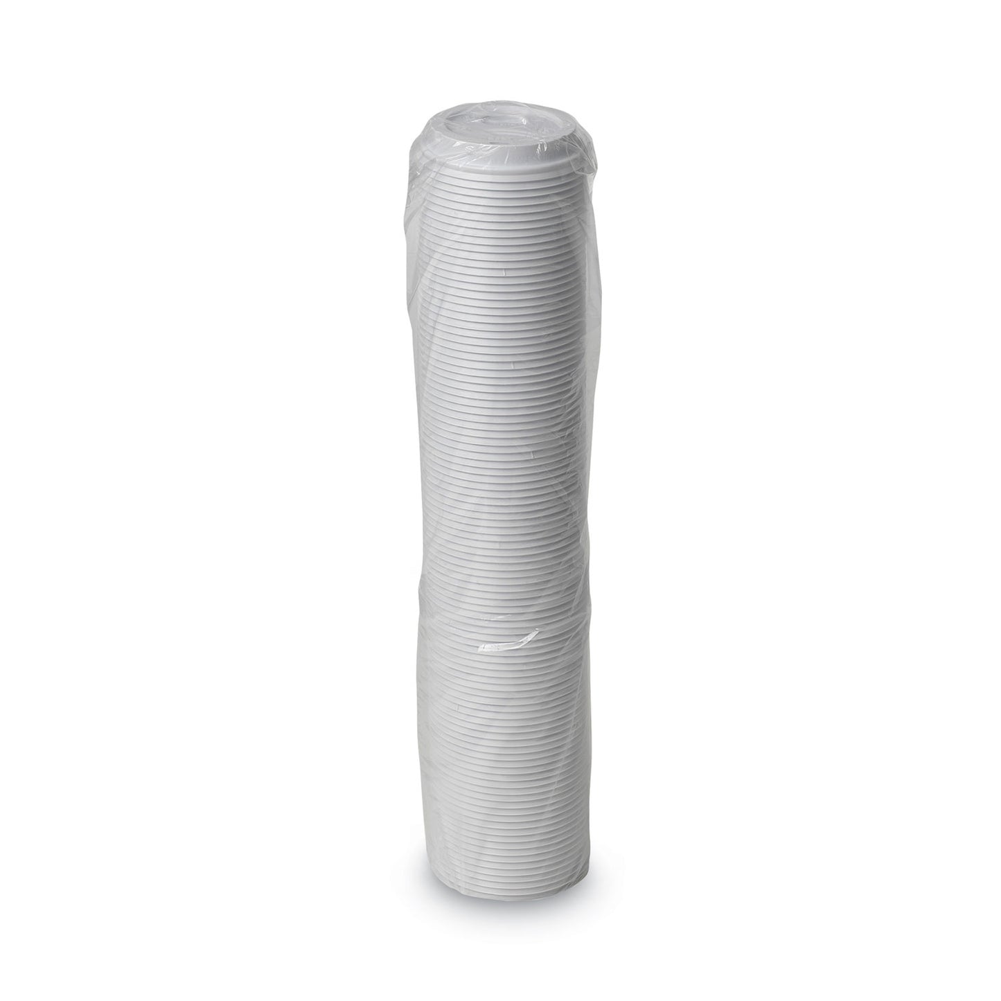 Dome Drink-Thru Lids, Fits 10 oz to 20 oz Dixie Paper Hot Cups, White, 100/Pack (D9542PK)