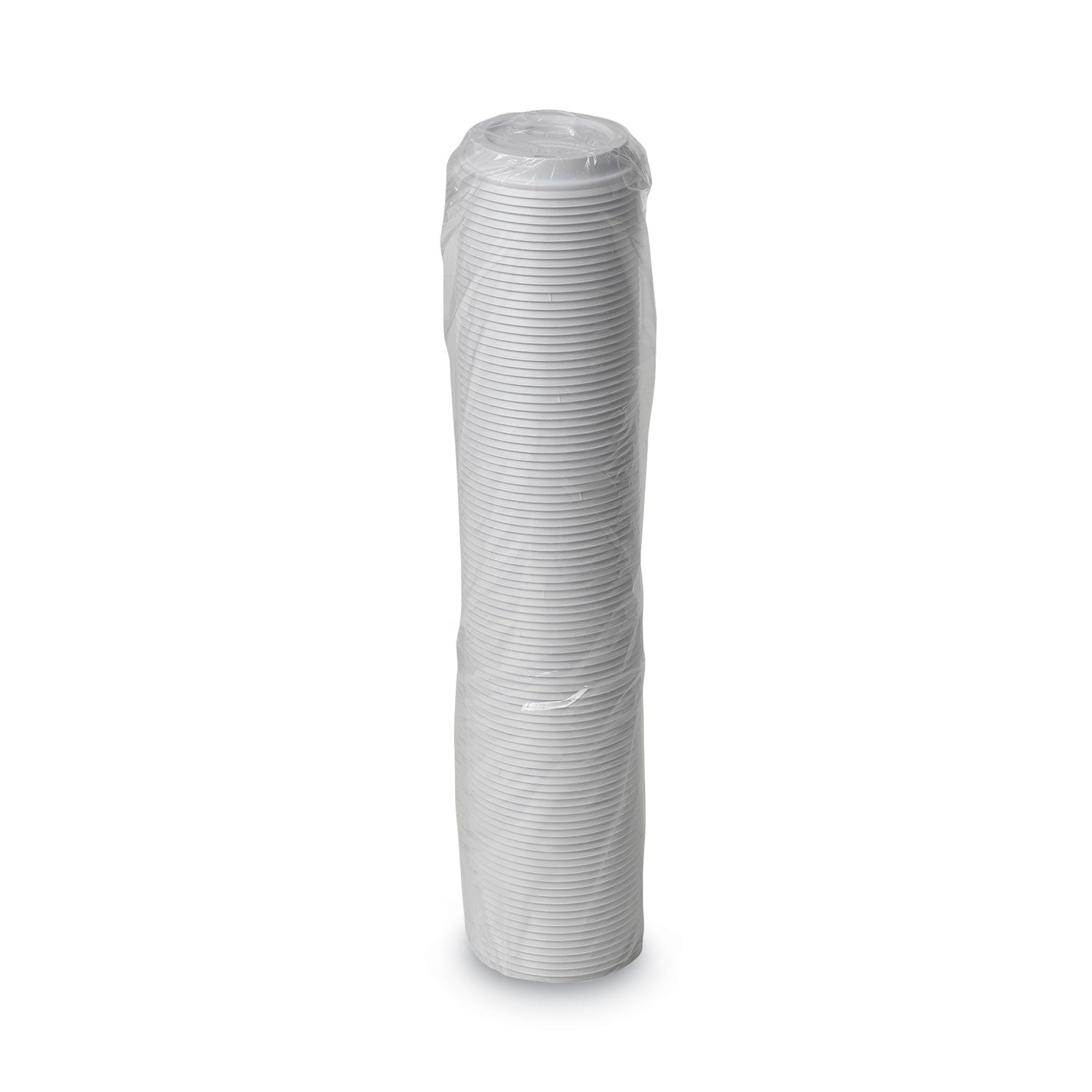 Dome Drink-Thru Lids, Fits 10 oz to 20 oz Dixie Paper Hot Cups, White, 100/Pack (D9542PK)